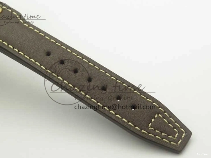 MIROTIME 0311 Big Pilot IW501005 Real Bronze ZF 1:1 Best Edition Black Dial on Brown Leather Strap A Sleek 7192